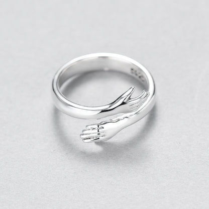Couple Love hug ring