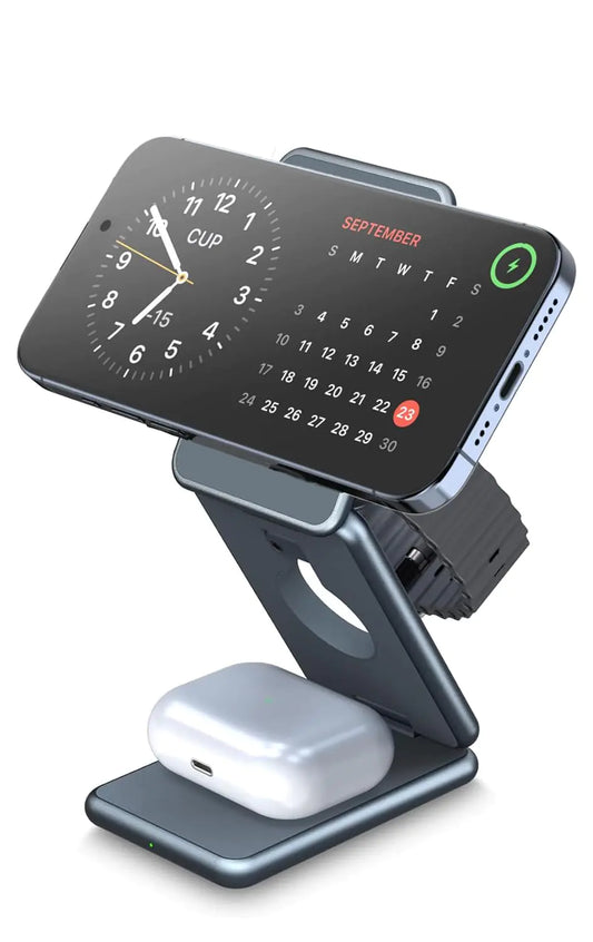 3 in 1 Nightstand - Fast Wireless Charger