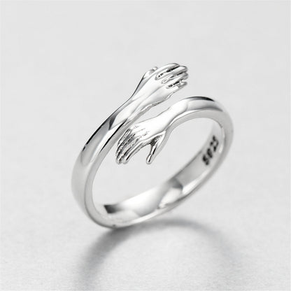 Couple Love hug ring