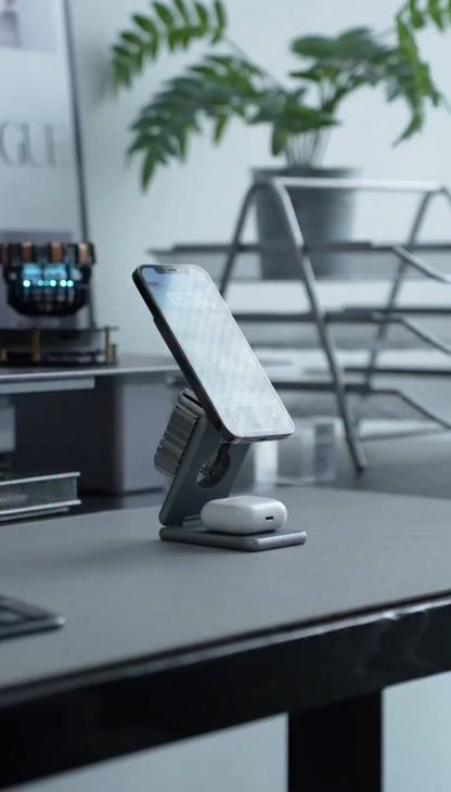 3 in 1 Nightstand - Fast Wireless Charger